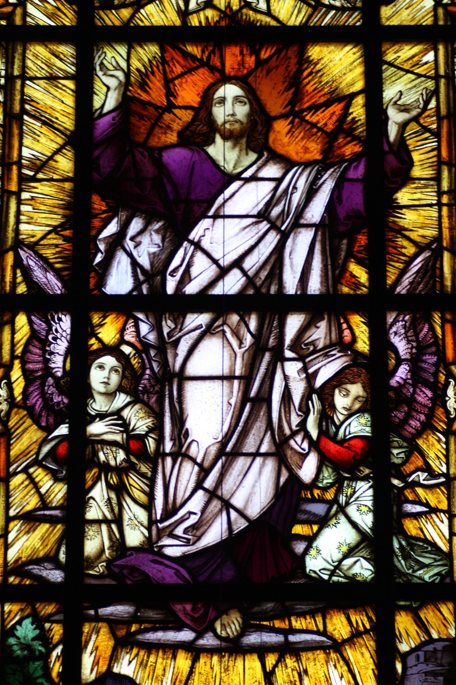Canon EOS 450D (EOS Rebel XSi / EOS Kiss X2) sample photo. Jesus, resurrection, church window photography