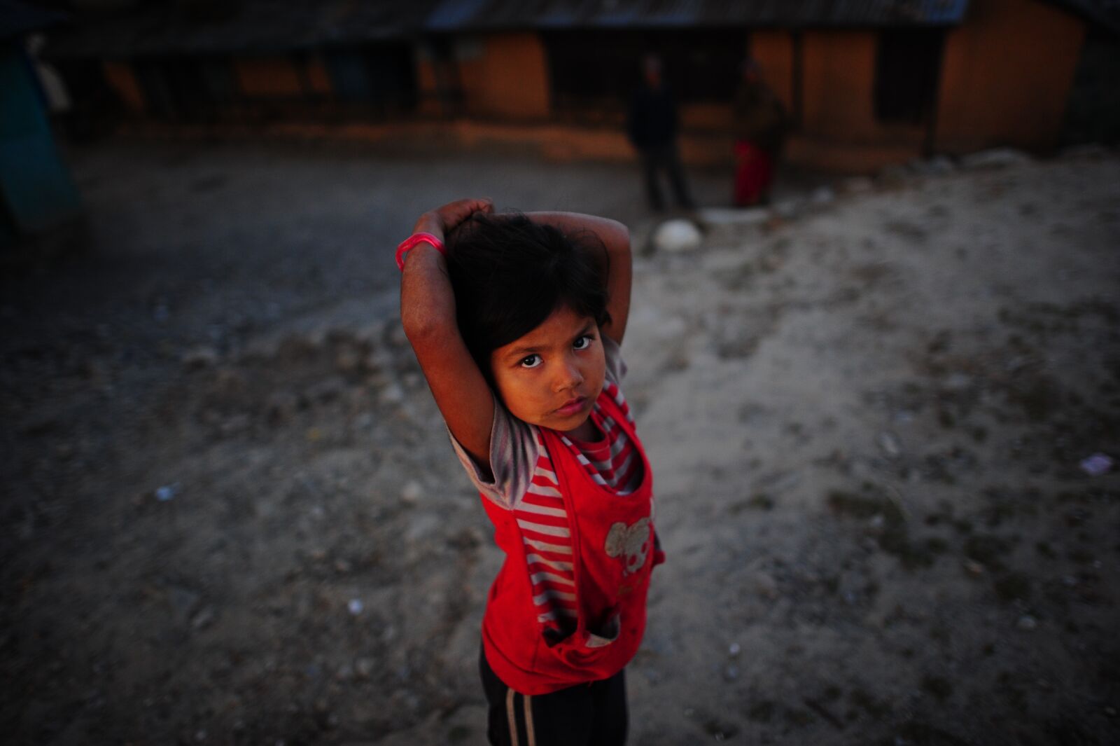 Nikon D3 sample photo. Nepal, child, village photography
