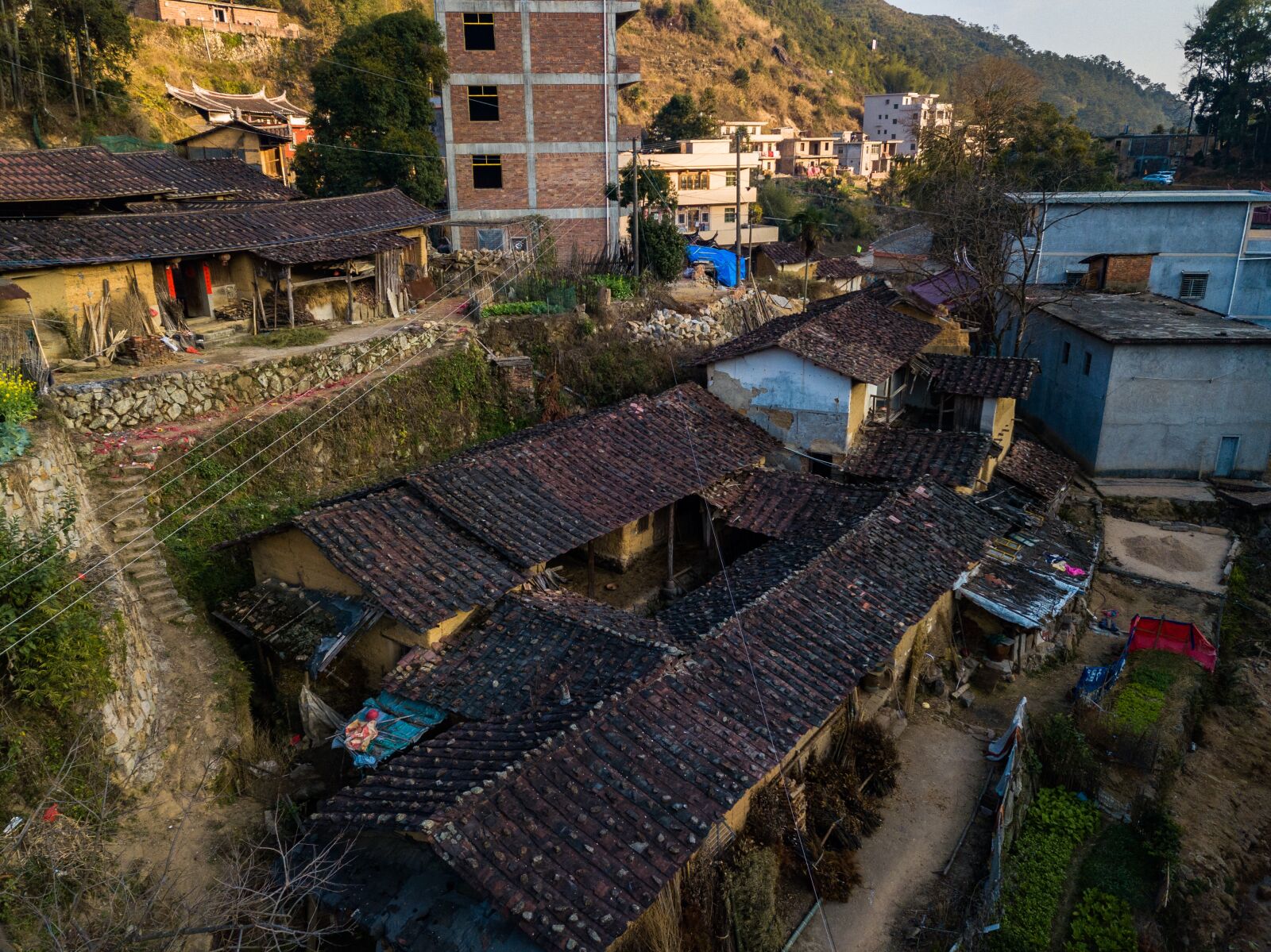 DJI FC220 sample photo. 乡村, 房屋, 中国 photography
