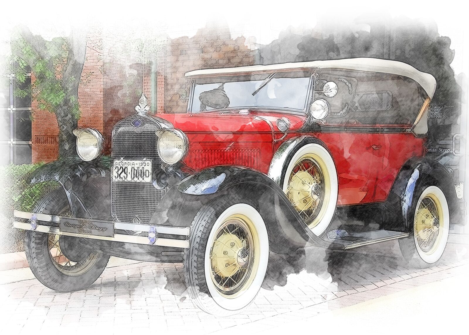Nikon D200 sample photo. Vintage car, classic automobile photography