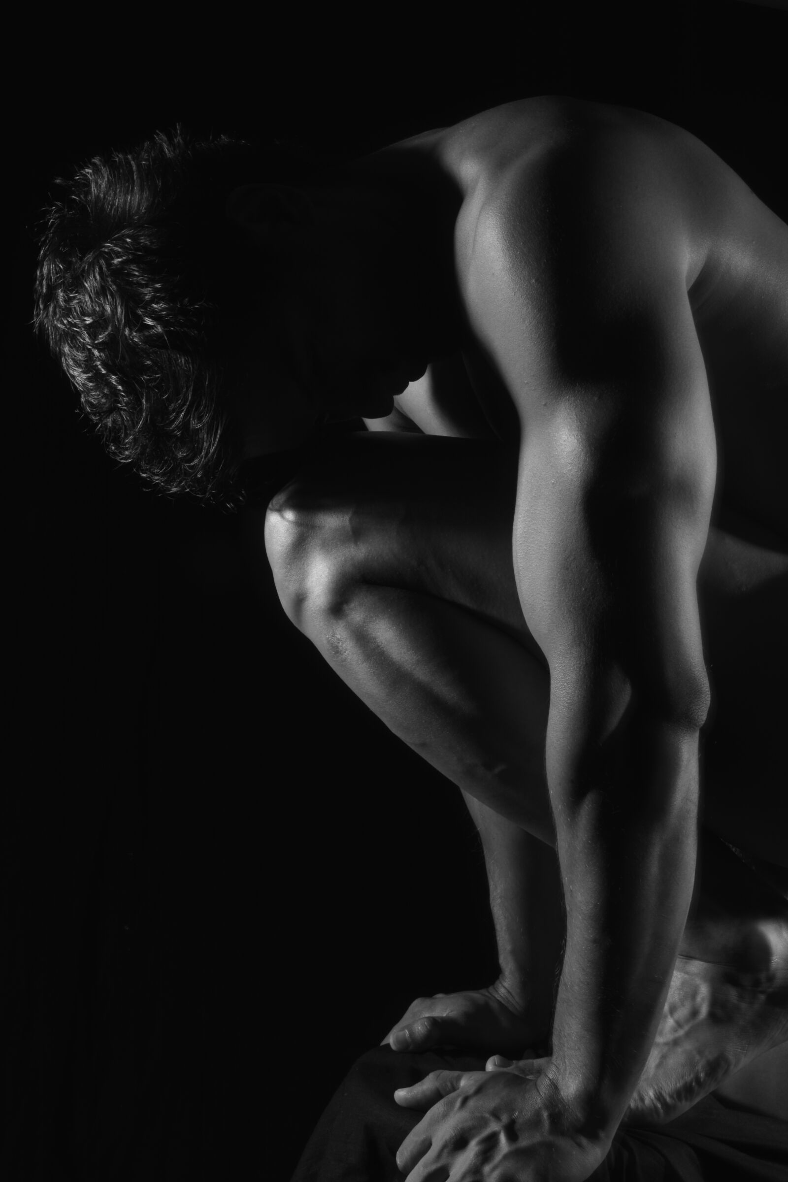 Nikon D5200 sample photo. Naked, people, darkness photography
