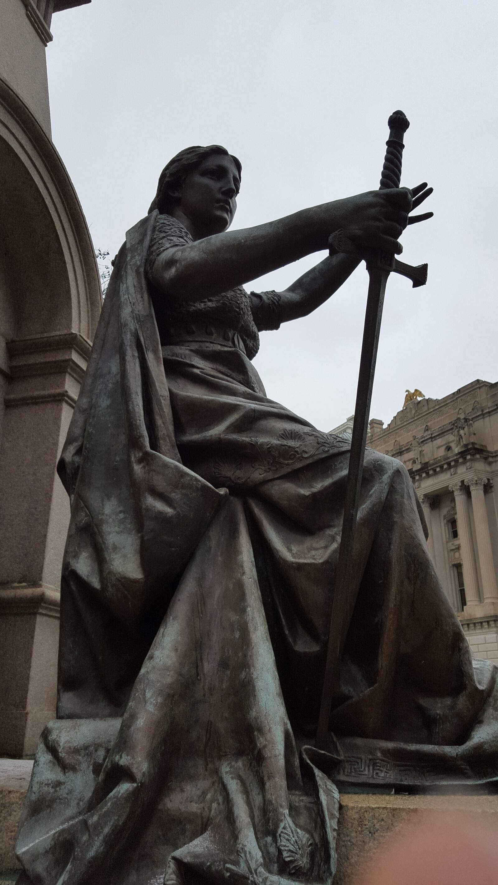 Samsung Galaxy S6 sample photo. Justice, statue, woman photography