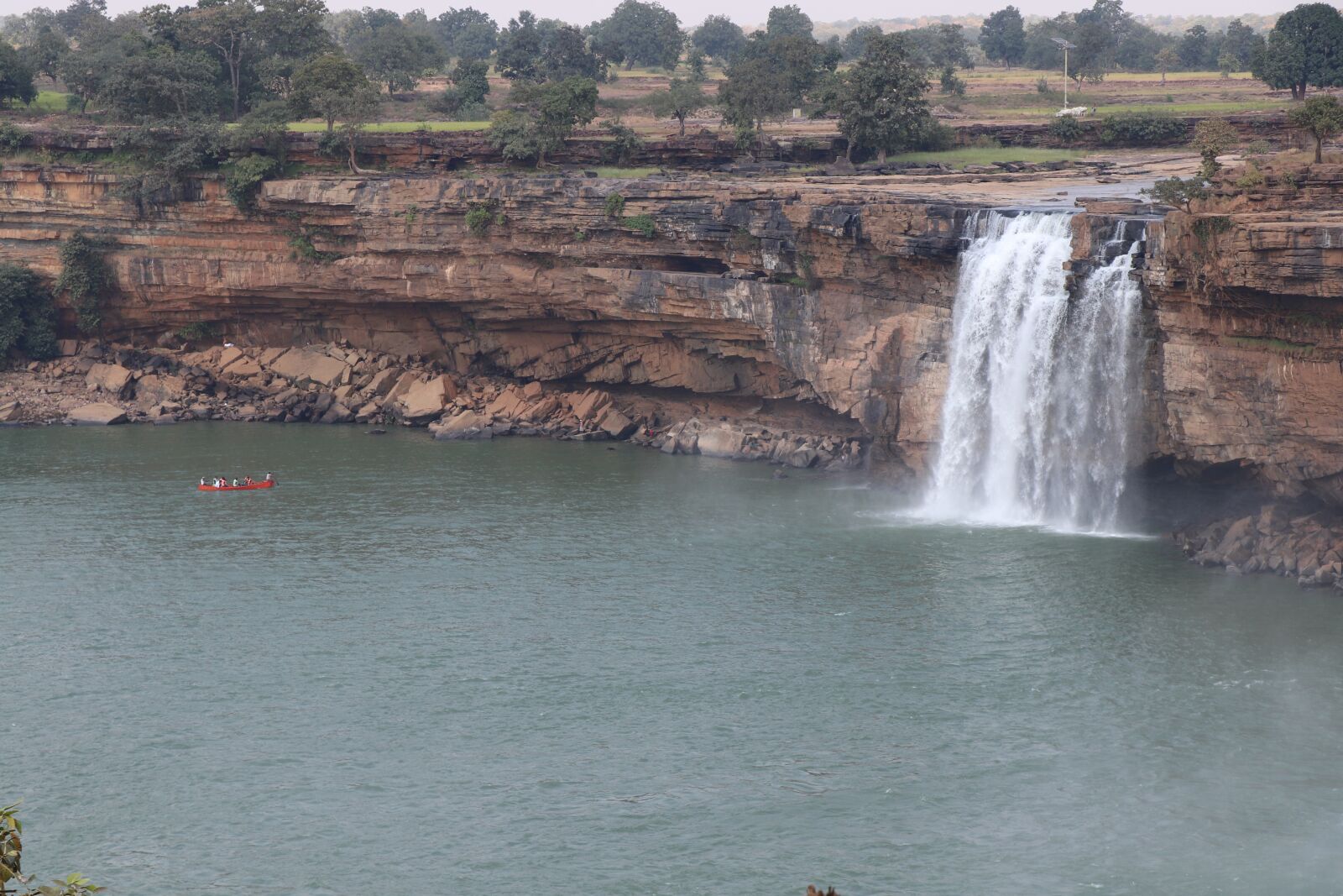 Canon EOS 80D sample photo. Waterfall, chitrakoot waterfalls chhattisgarh photography