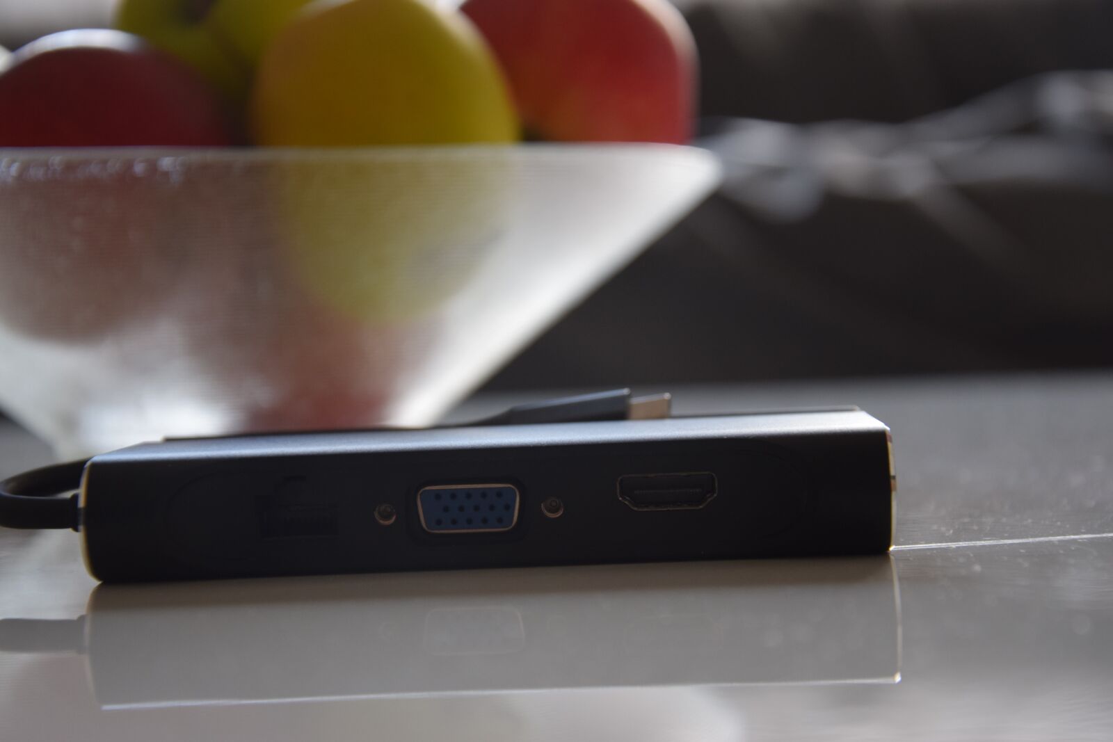Nikon D5300 sample photo. Fruit, docking station, cables photography