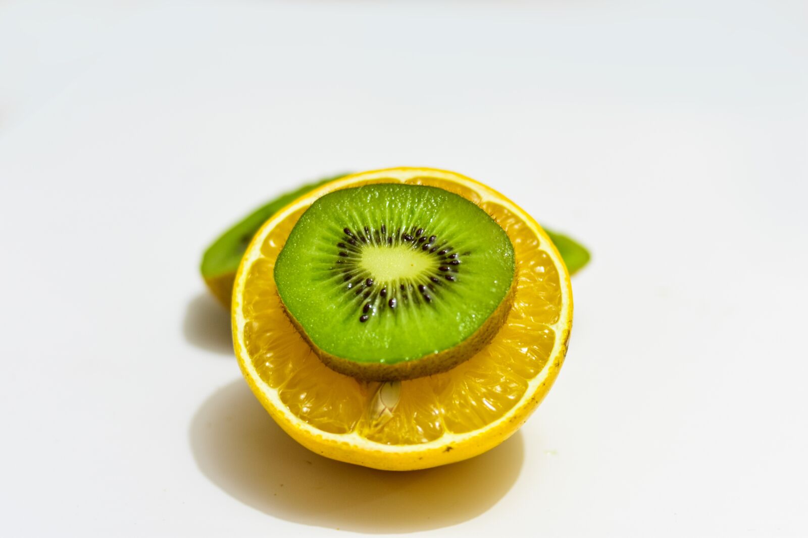 Nikon D3400 sample photo. Kiwi, orange, fruit photography