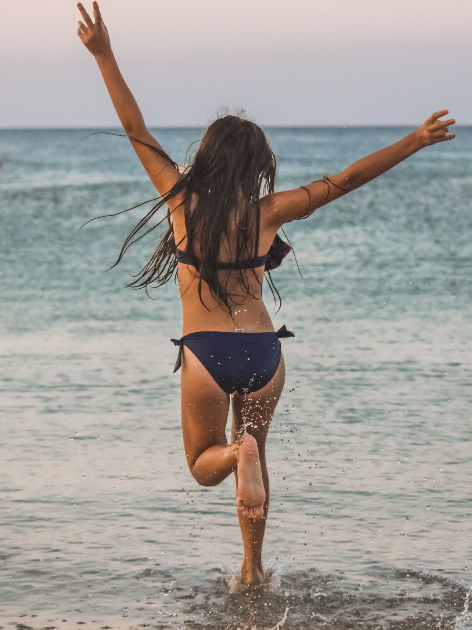 Nikon D3300 sample photo. Girl, teenager, sea photography