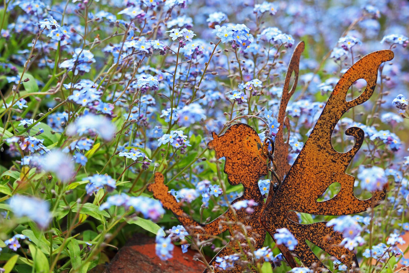 Canon EF-S 55-250mm F4-5.6 IS STM sample photo. Elf, garden elf, deco photography