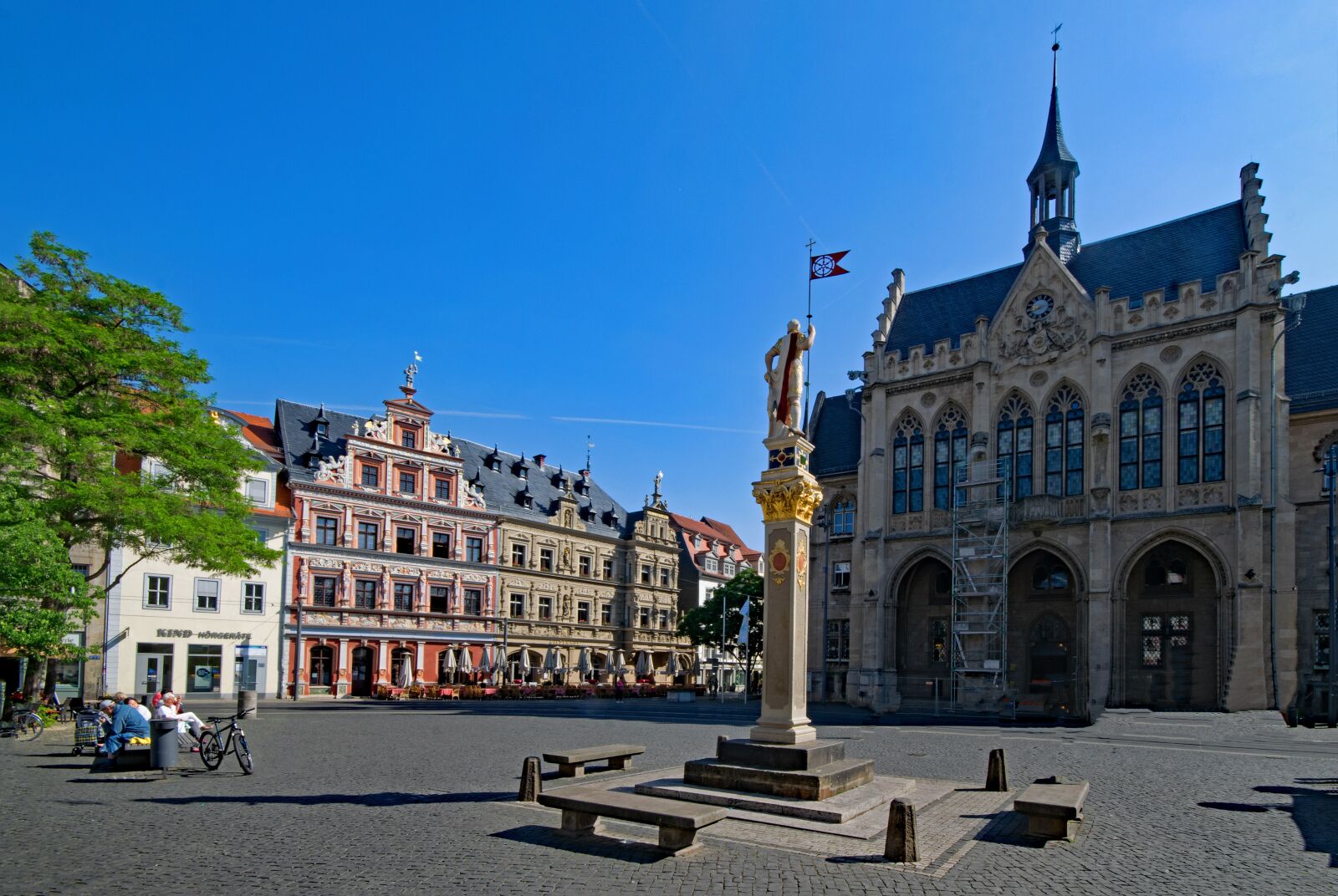 Nikon D5300 sample photo. Fish market, erfurt, town photography