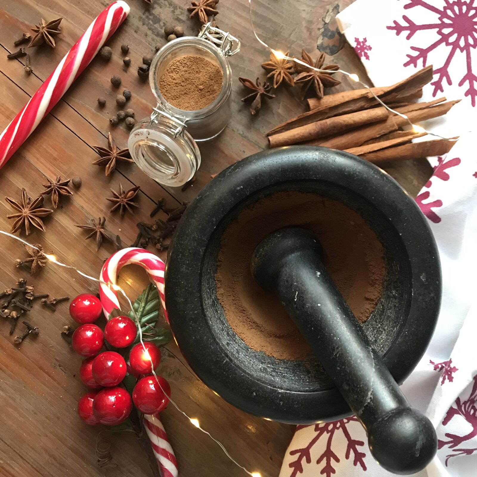 Apple iPhone 7 sample photo. Spice, allspice, anise photography