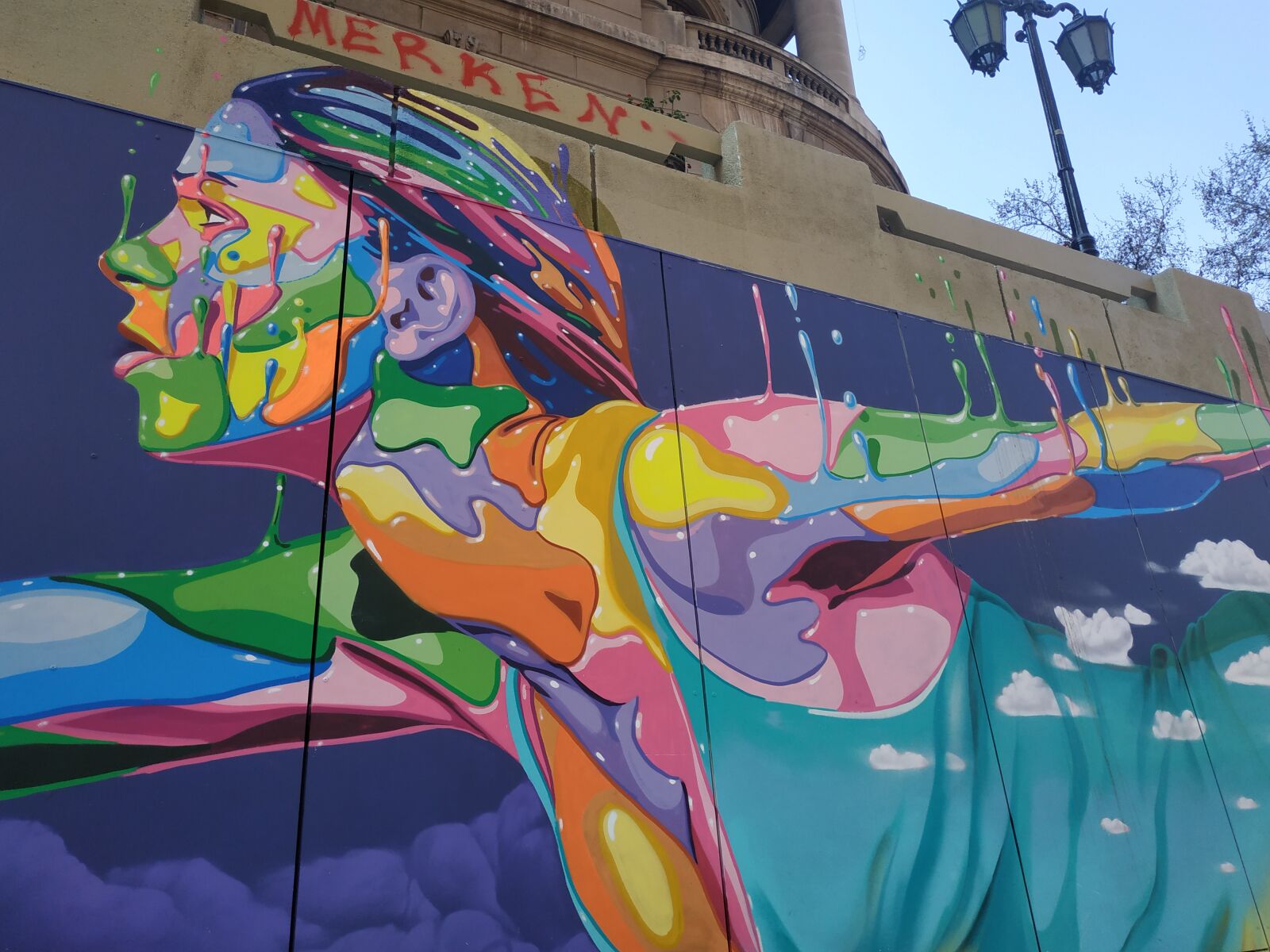 Xiaomi Redmi Note 5 sample photo. Chile, street art, painting photography