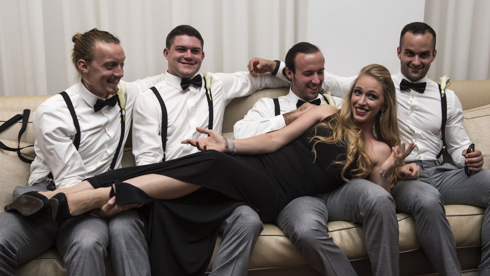 Nikon D810 sample photo. Groomsmen, blond, wedding photography