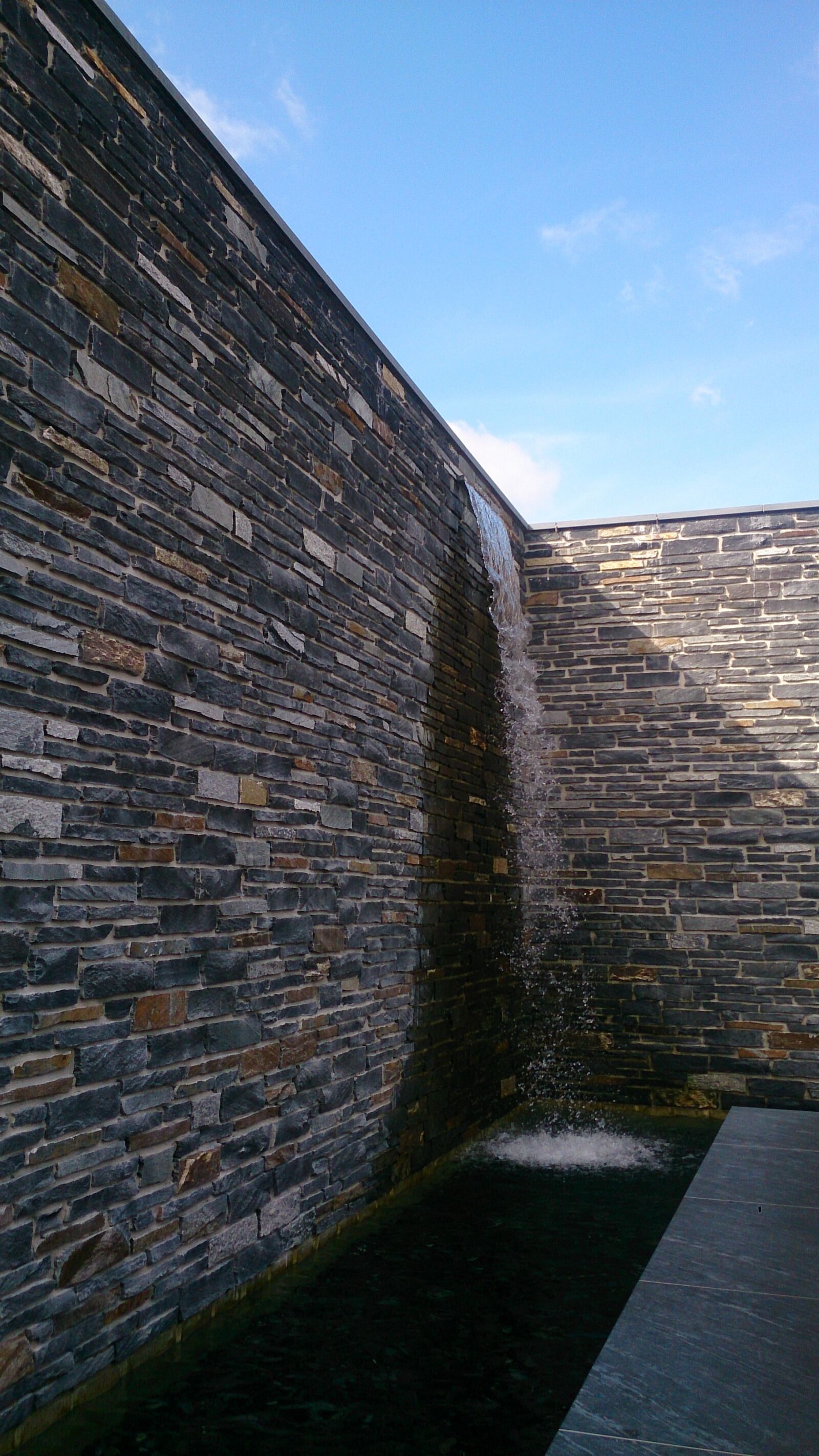 Sony Xperia Z sample photo. Wall, water, architecture photography