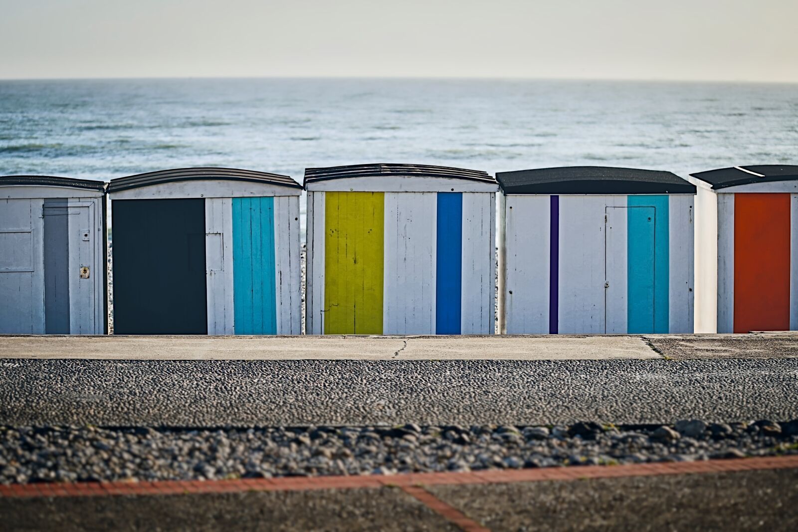 Canon EOS 6D sample photo. Beach, changing cubicles, france photography