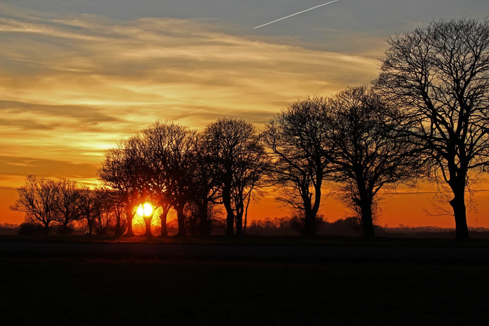 Canon EF-S 55-250mm F4-5.6 IS STM sample photo. Sunset, evening sky, abendstimmung photography