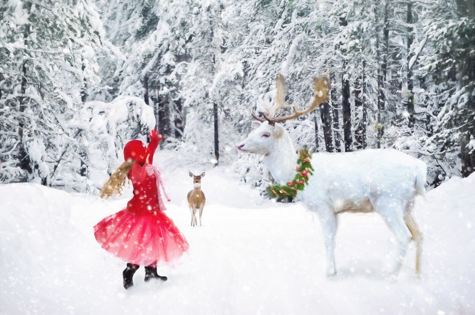 Nikon D3200 sample photo. Winter, little girl dancing photography