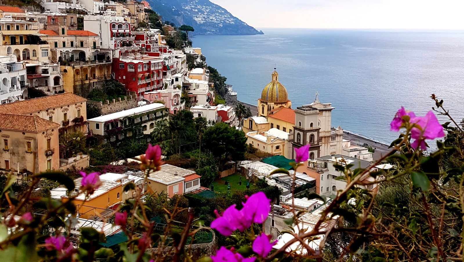 Samsung Galaxy S7 Edge sample photo. Positano, amalfi coast, view photography