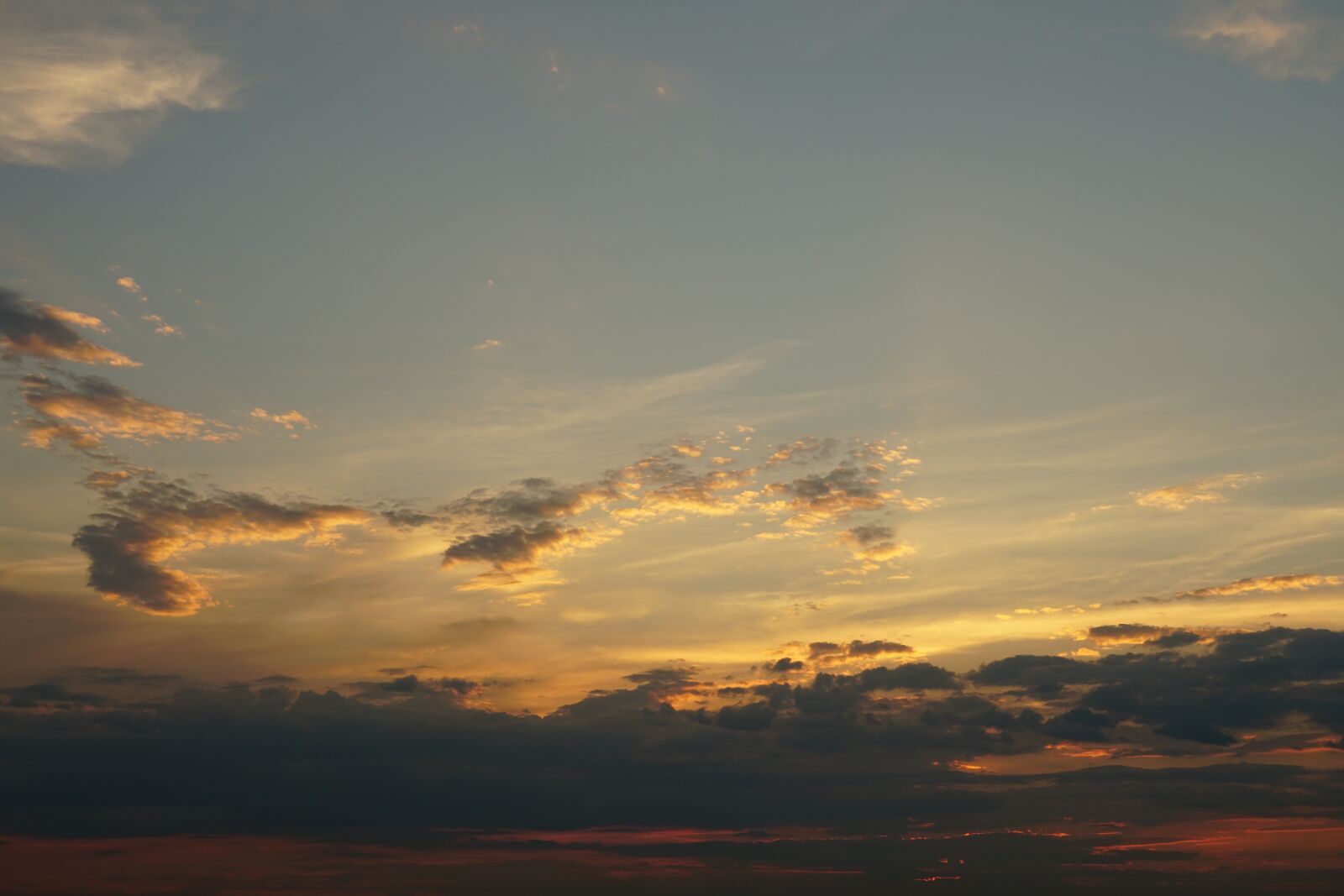 Sony a6300 sample photo. Evening sky, sunset, clouds photography