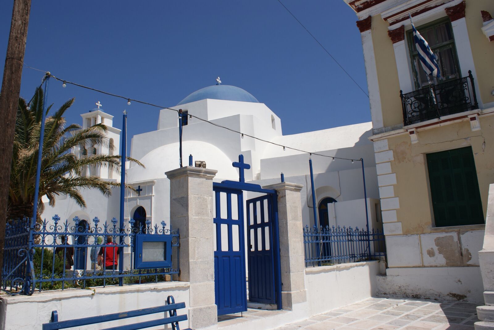 Sony Alpha DSLR-A200 sample photo. Church, greece, cross photography