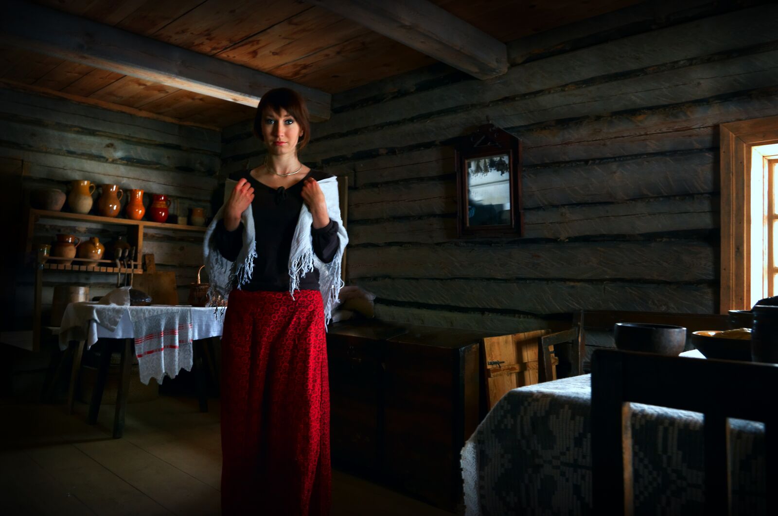 Pentax K20D sample photo. Belarus, cottage, girl photography