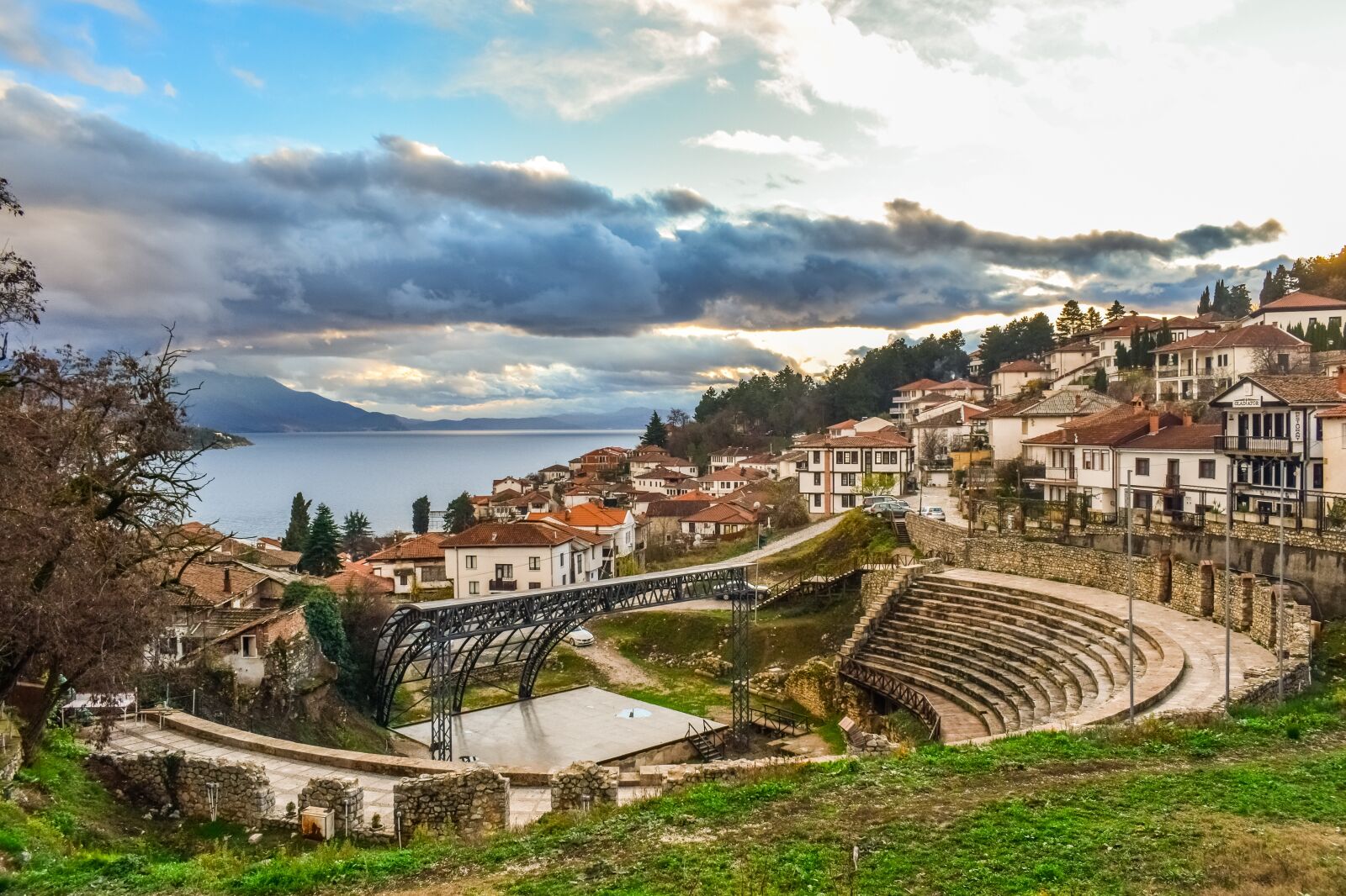 Nikon D3300 sample photo. Ohrid, north macedonia, town photography