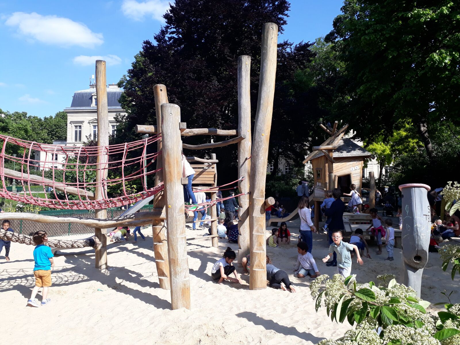 Samsung Galaxy A3(2017) sample photo. Public garden, children's games photography