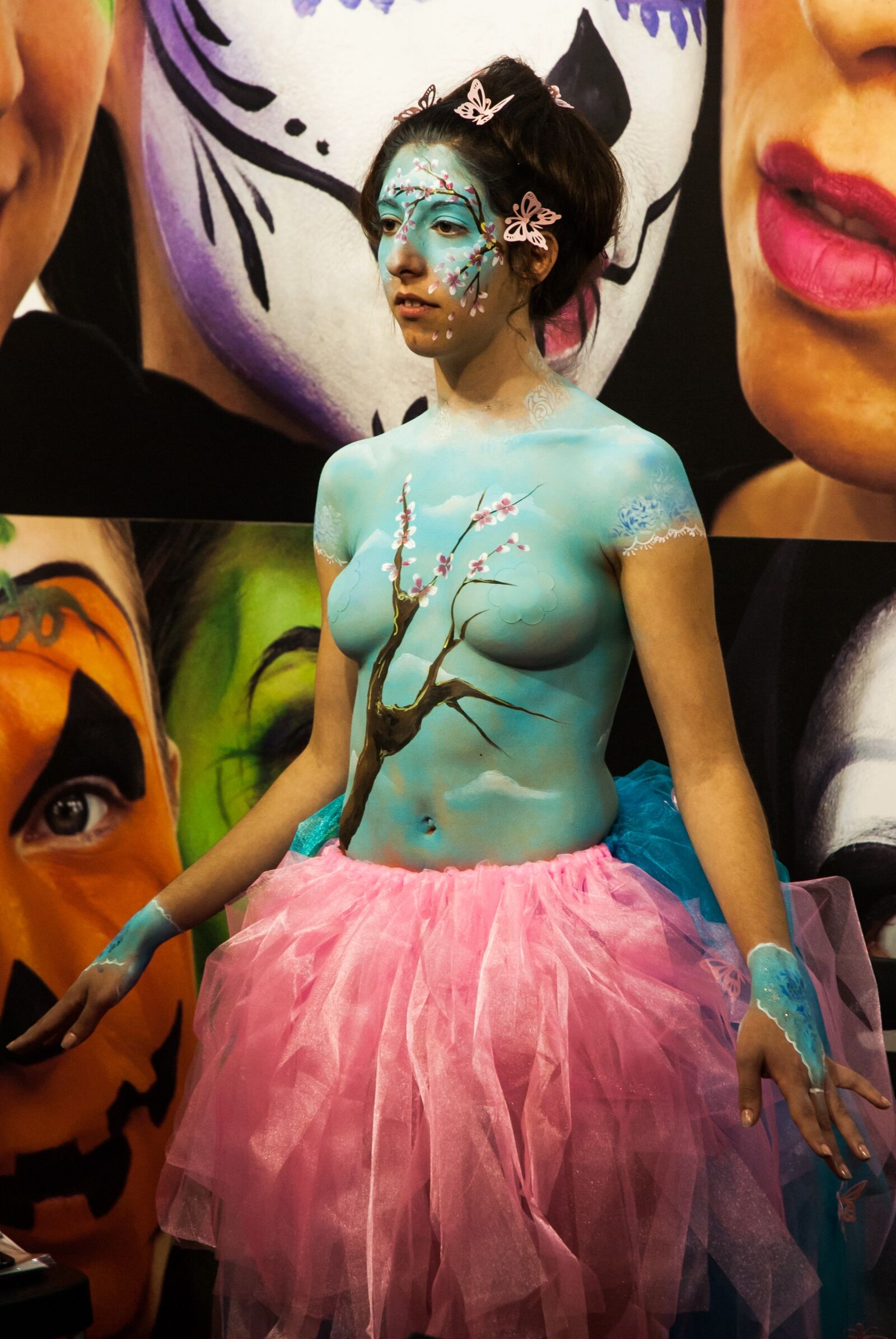 Nikon D200 sample photo. Expocosmética, young, presentation photography