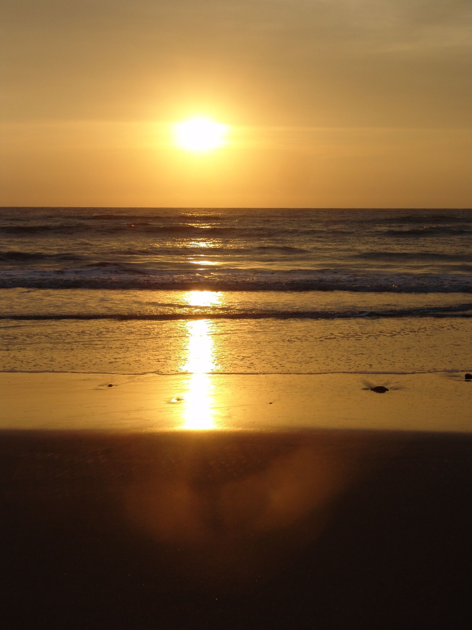 Sony DSC-F828 sample photo. Sunset, sun, beach photography