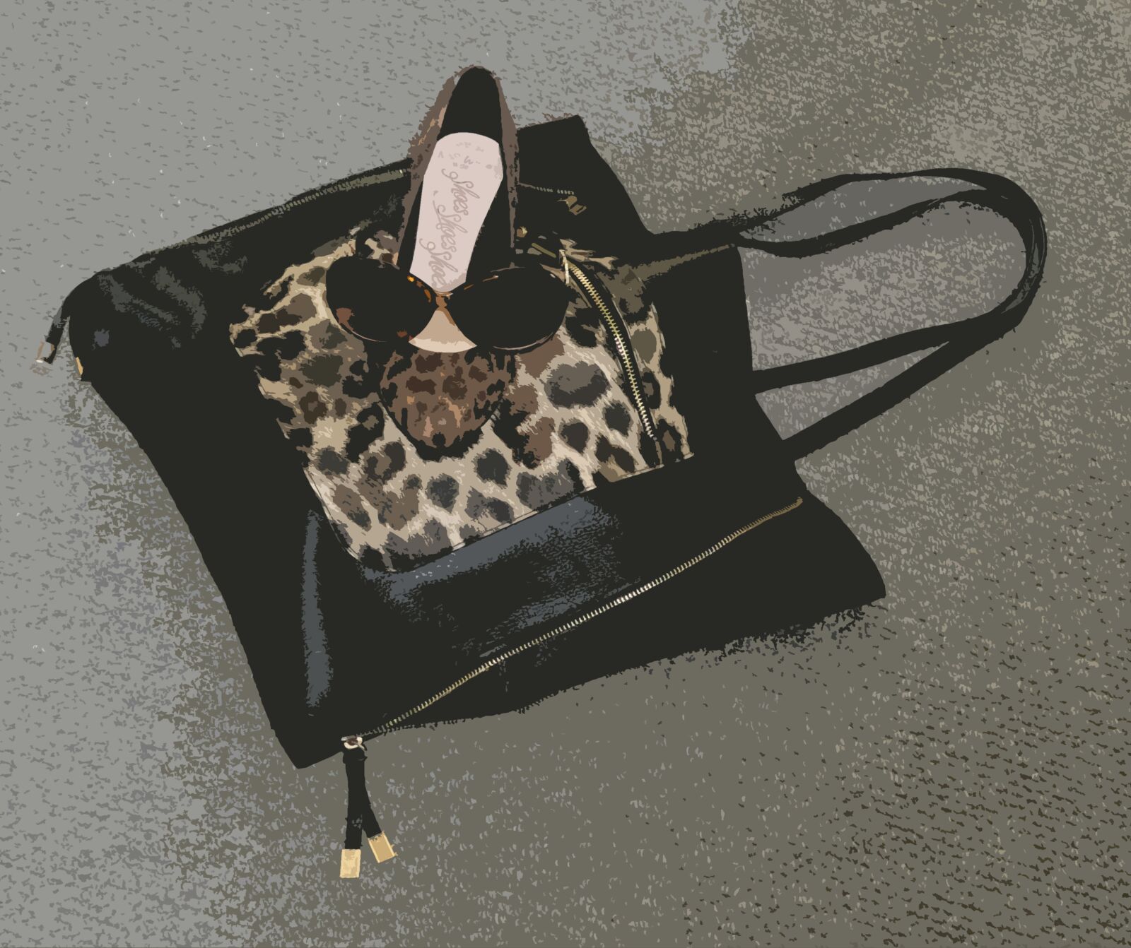 Panasonic Lumix DC-ZS70 (Lumix DC-TZ90) sample photo. Fashion, accessories, leopard print photography