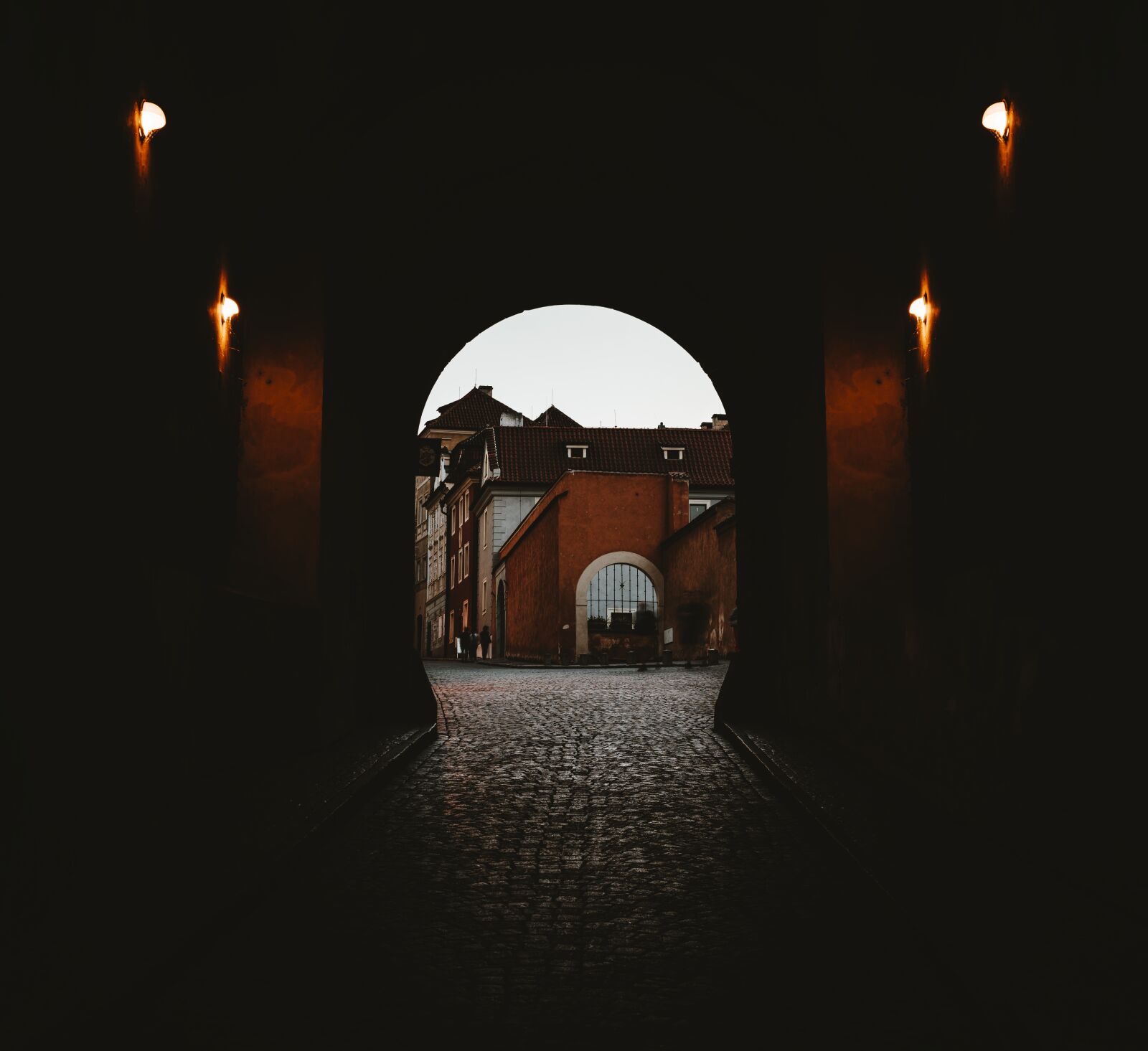 Sony a6300 sample photo. Archway, goal, cobblestones photography