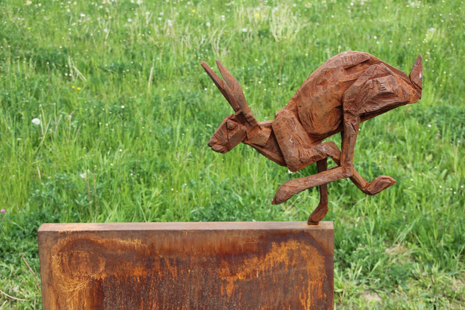 Canon EOS 60D sample photo. Art, hare, state garden photography