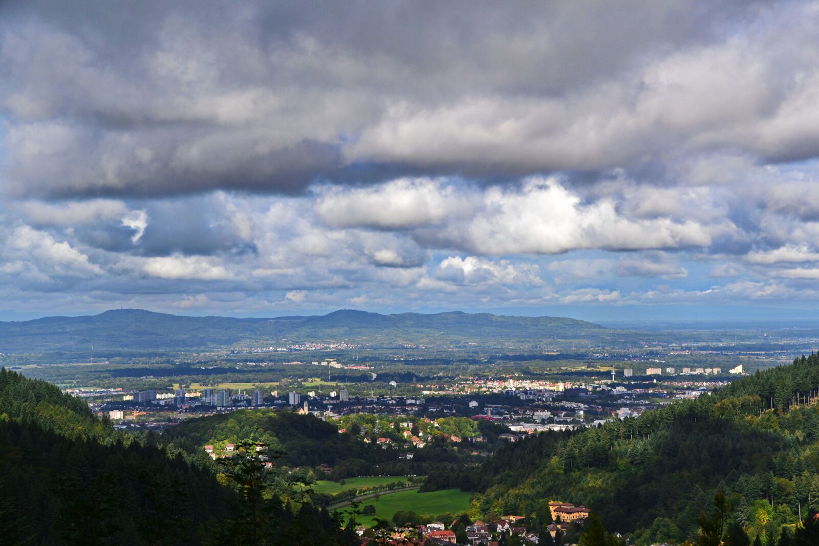 Nikon D3100 sample photo. Black forest, freiburg, clouds photography