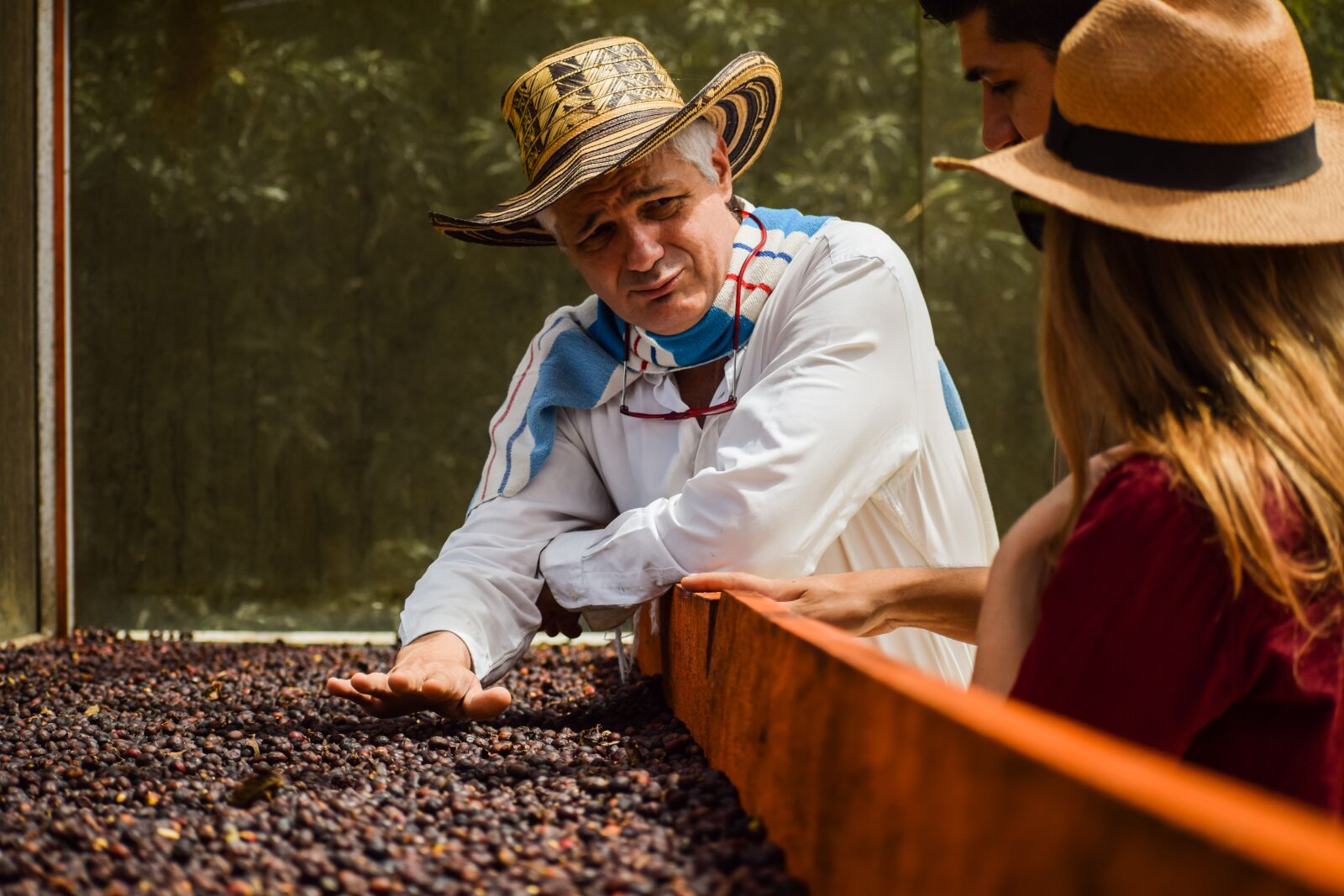 Nikon D5300 sample photo. Farmer, coffee, beans photography