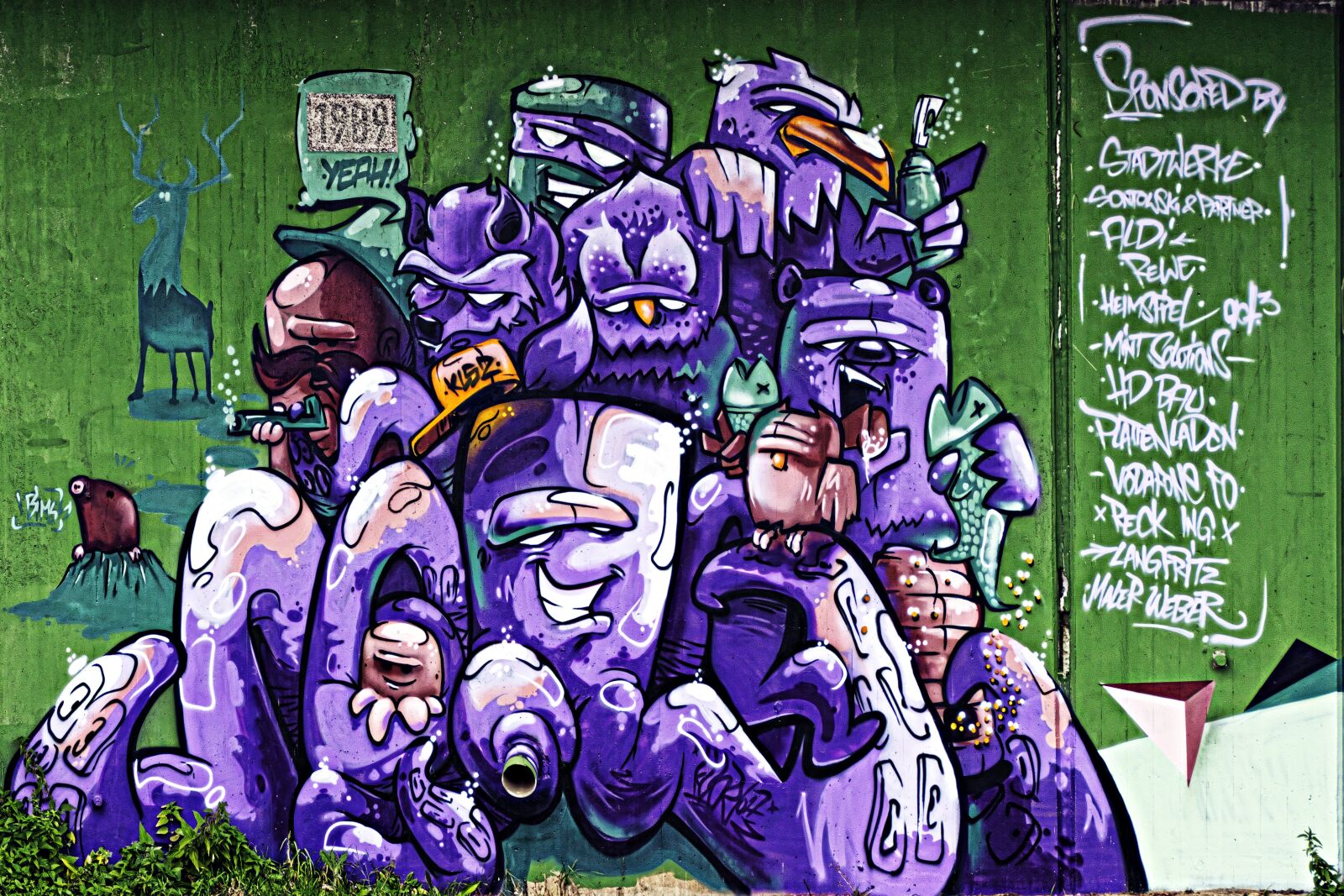 Panasonic Lumix DMC-FZ1000 sample photo. Graffiti, painting, urban photography