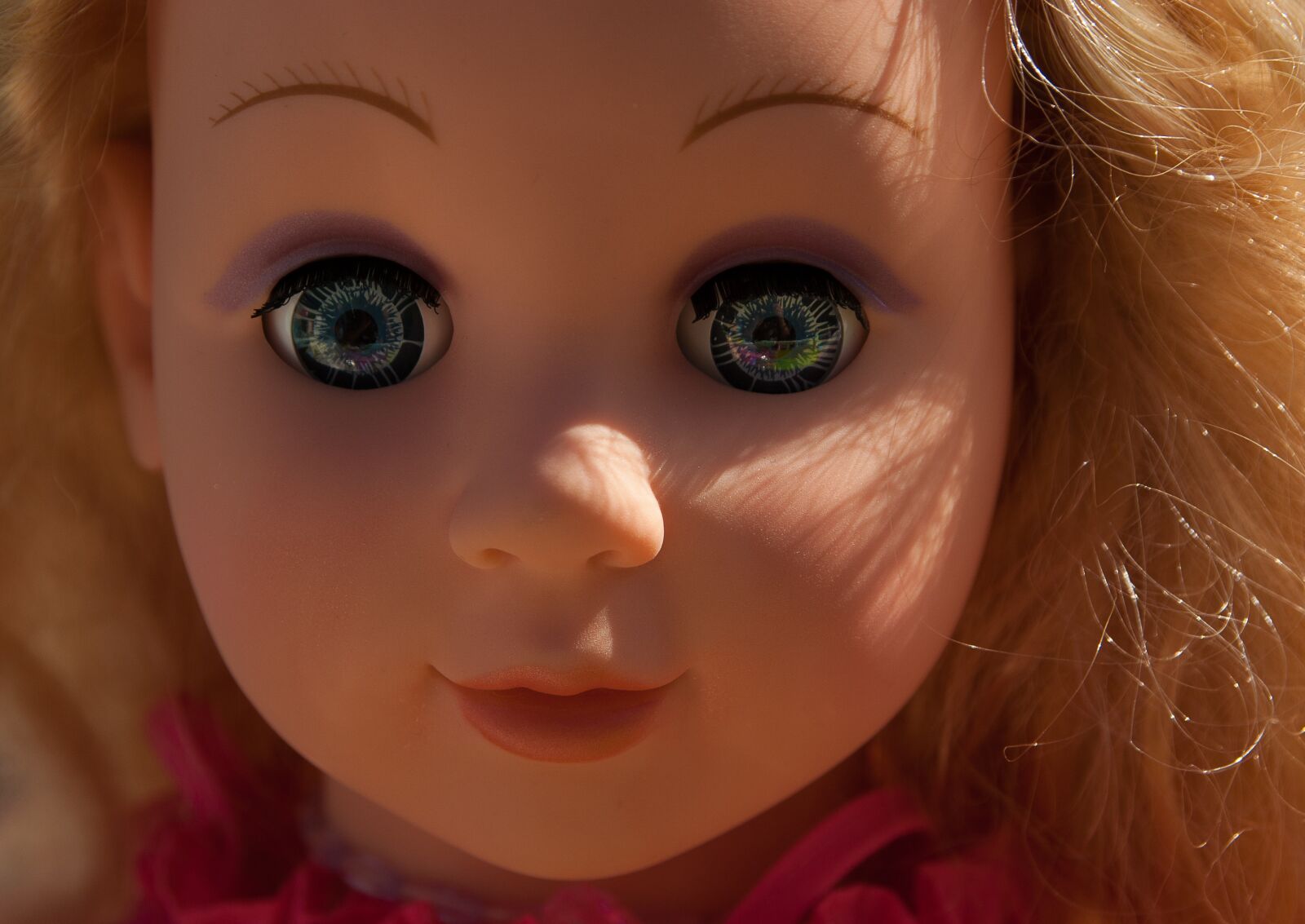 Pentax K10D sample photo. Doll, toy, flea market photography