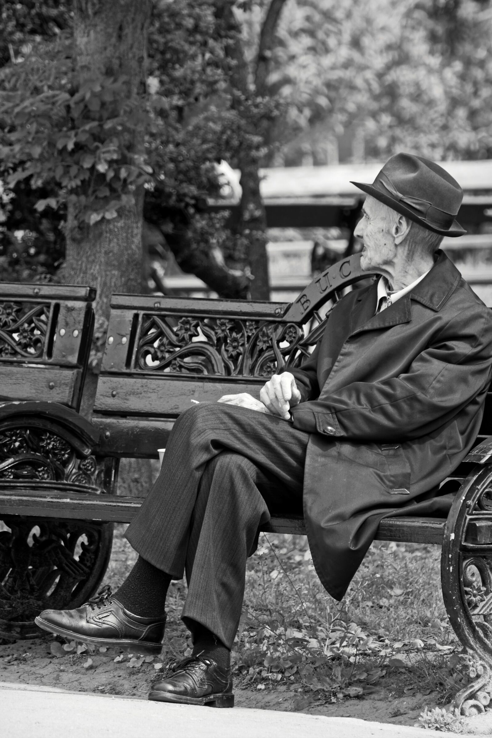 Nikon D5300 sample photo. Black and white, man photography