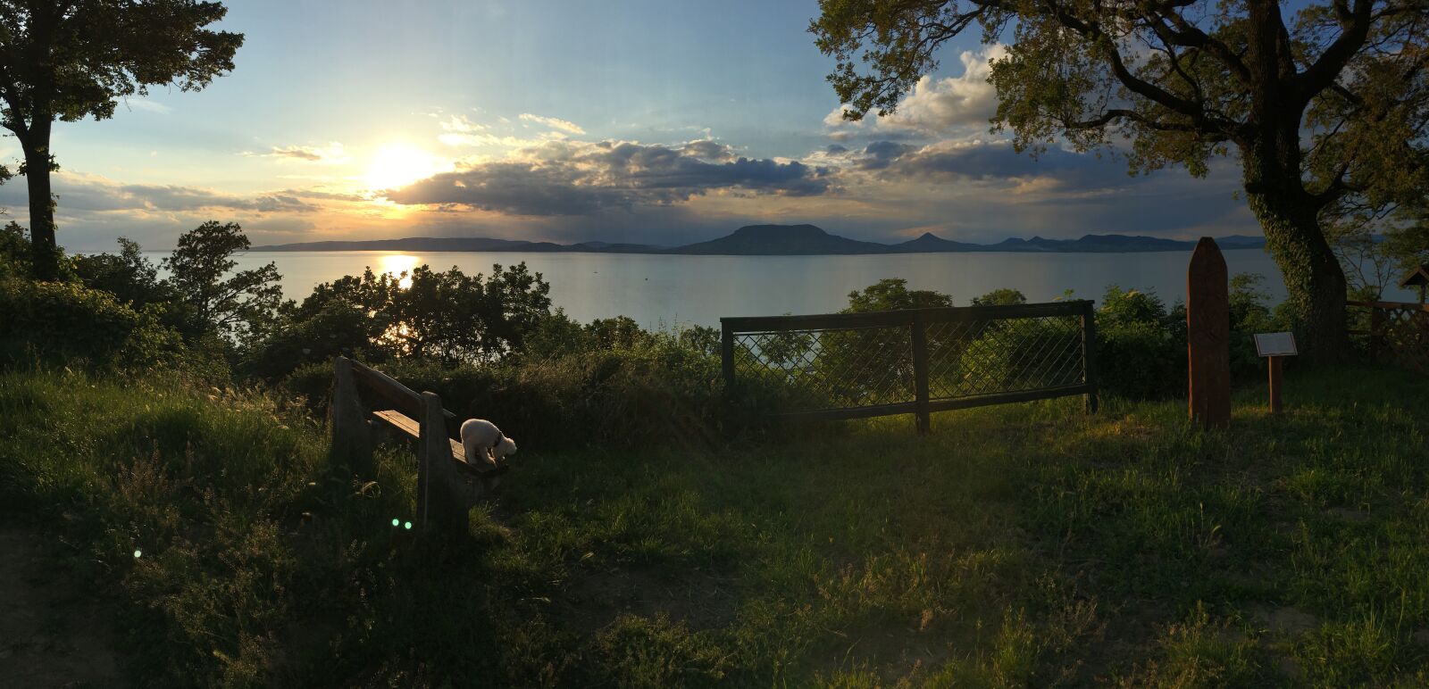 Apple iPhone 6s sample photo. Sunset, spring, lake balaton photography