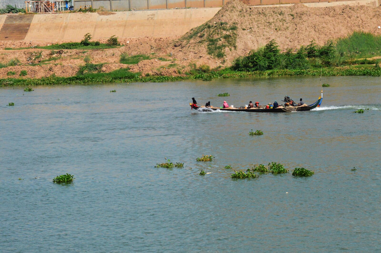 Nikon D3200 sample photo. The river, the boat photography