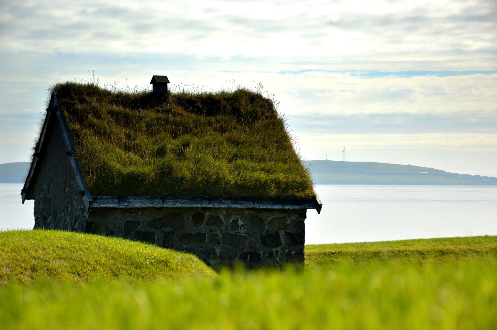 Nikon D3200 sample photo. House, turf roof, old photography