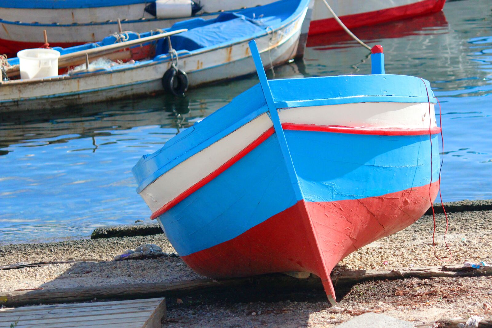 Canon EOS 600D (Rebel EOS T3i / EOS Kiss X5) sample photo. Boat, porto, palermo photography