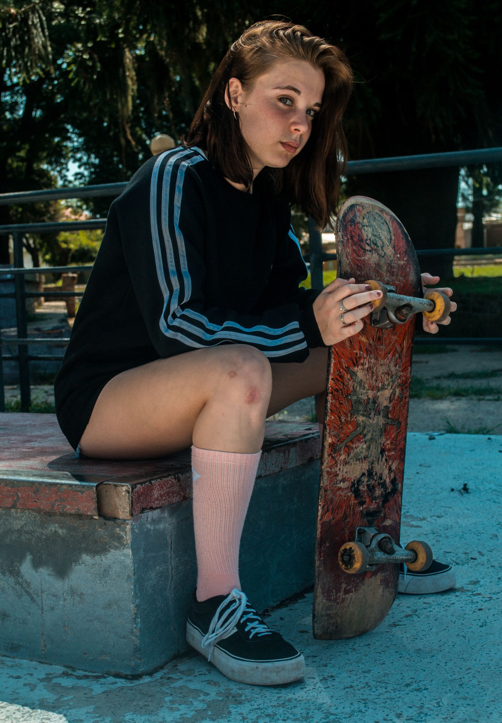 Nikon D3100 sample photo. Girl, urban, fashion photography