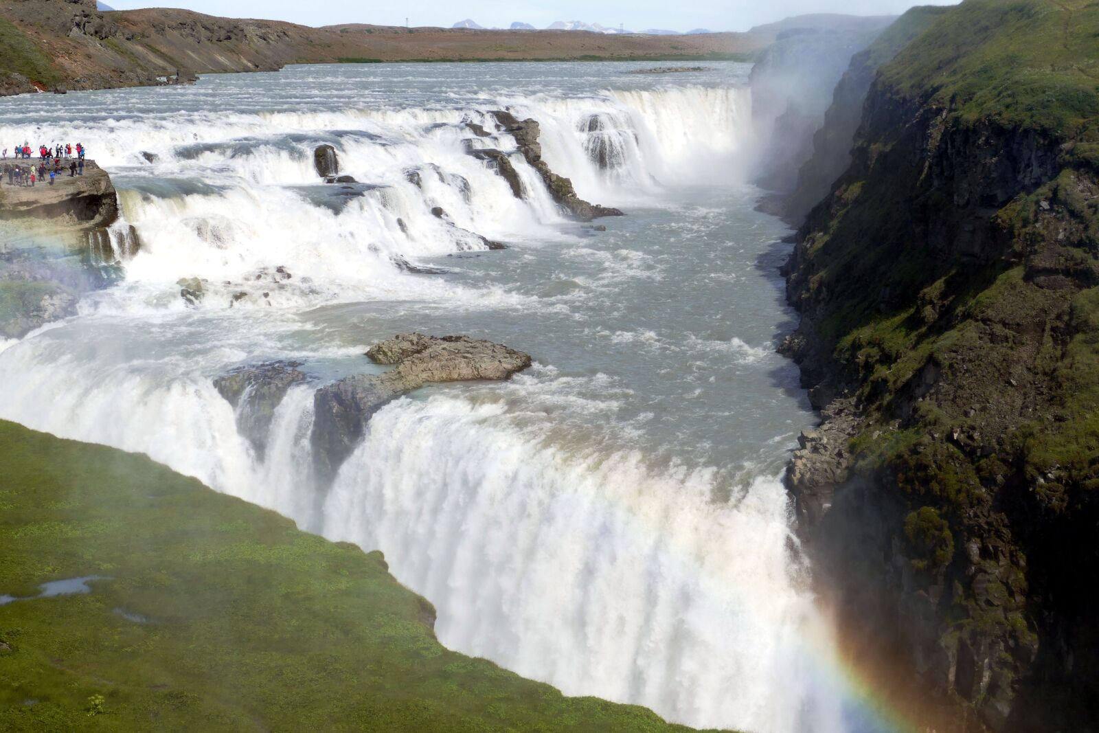 Panasonic Lumix DMC-FZ1000 sample photo. Iceland, gullfoss, waterfall photography