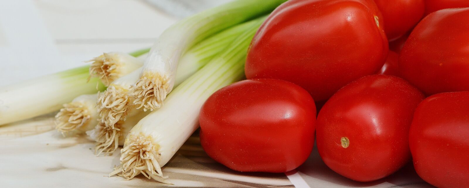 Nikon D3200 sample photo. Tomatoes, spring onions, vegetables photography