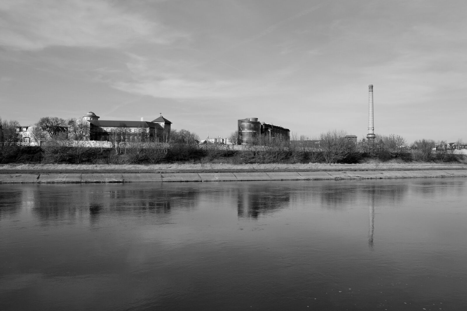 Nikon D3100 sample photo. River, poznan, architecture photography