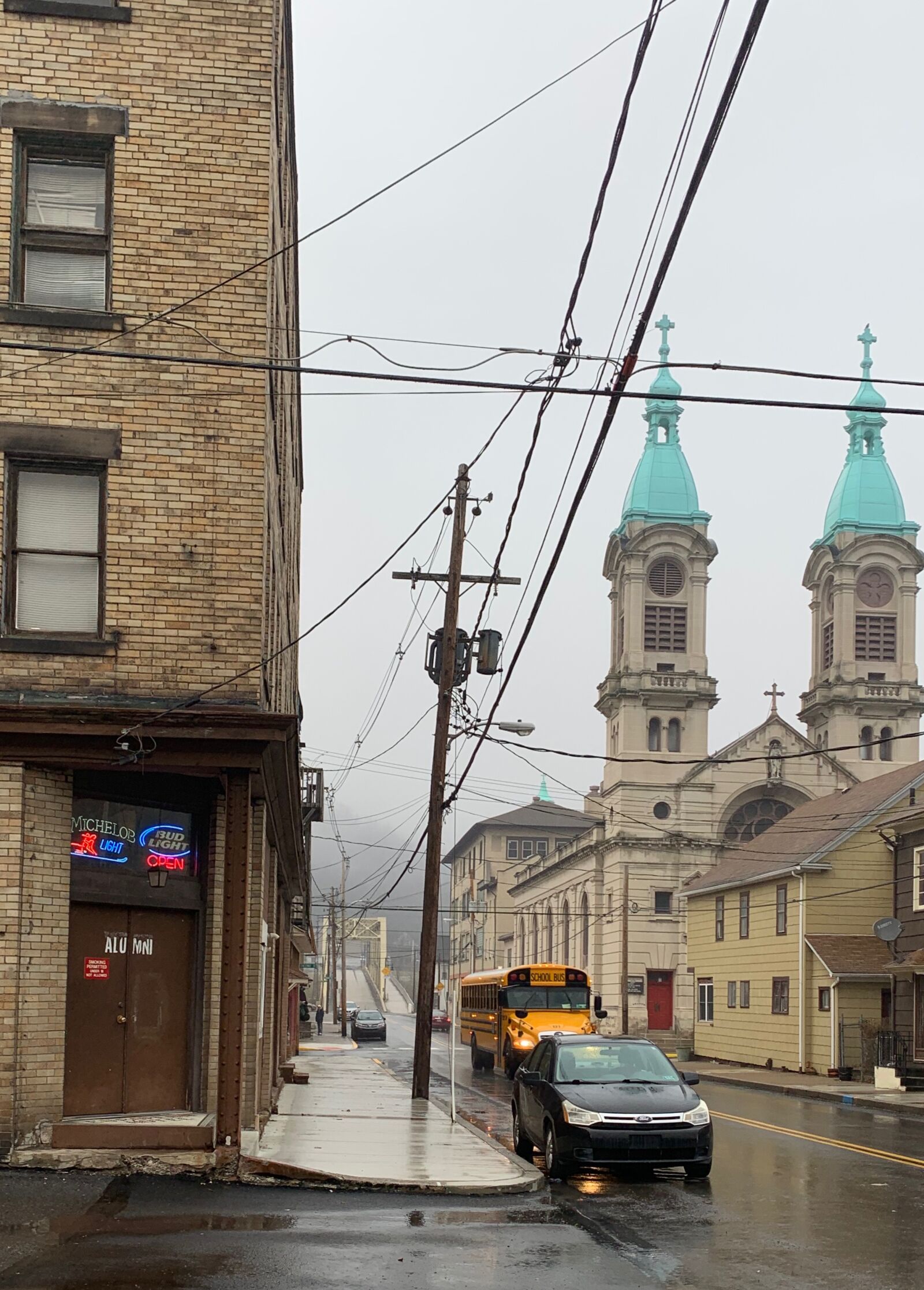 iPhone XR back camera 4.25mm f/1.8 sample photo. Church, urban, johnstown photography