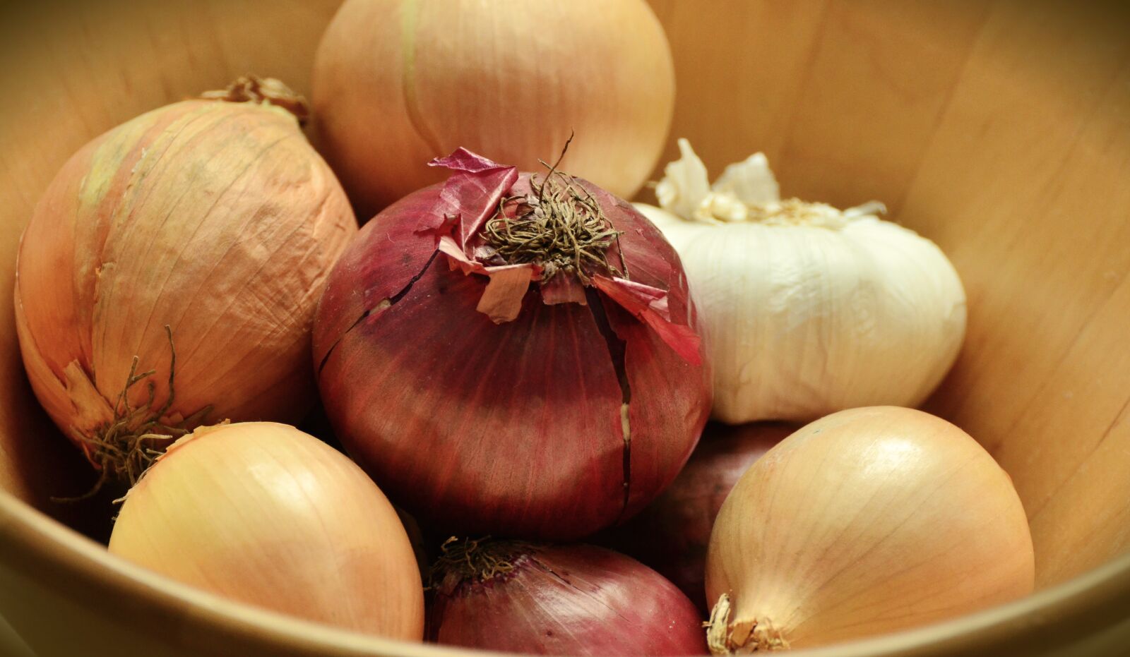 Nikon D5100 sample photo. Onions, garlic, tubers photography