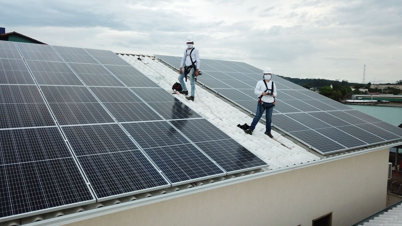 DJI FC220 sample photo. Economy, electric, solar photography