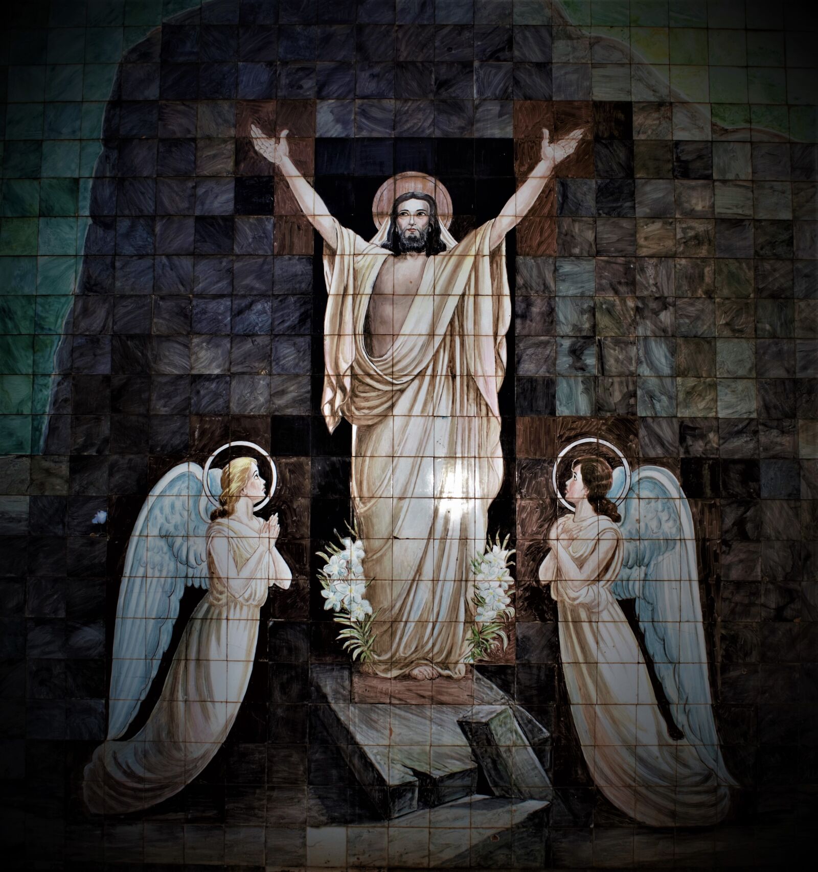 Nikon D3300 sample photo. Religion, christ, painting photography