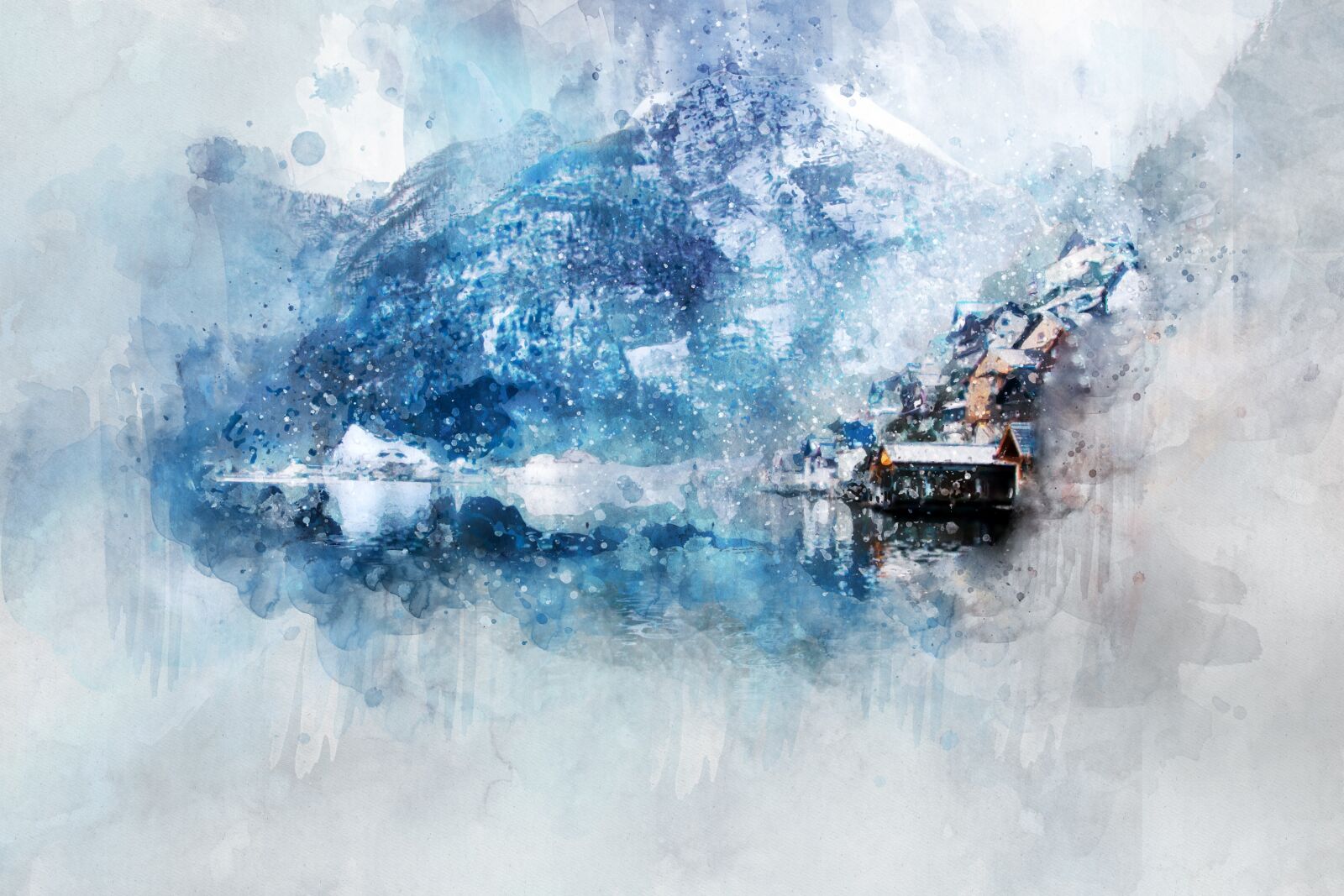 Canon EOS 7D sample photo. Nature, watercolor, mountain photography