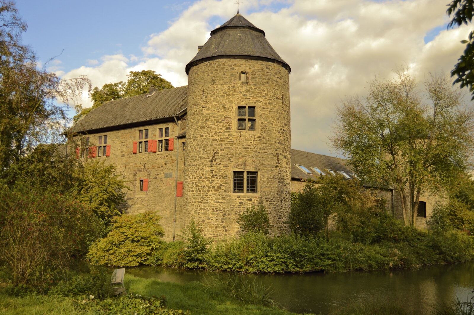 Nikon D3200 sample photo. Ratingen, wasserburg, castle photography