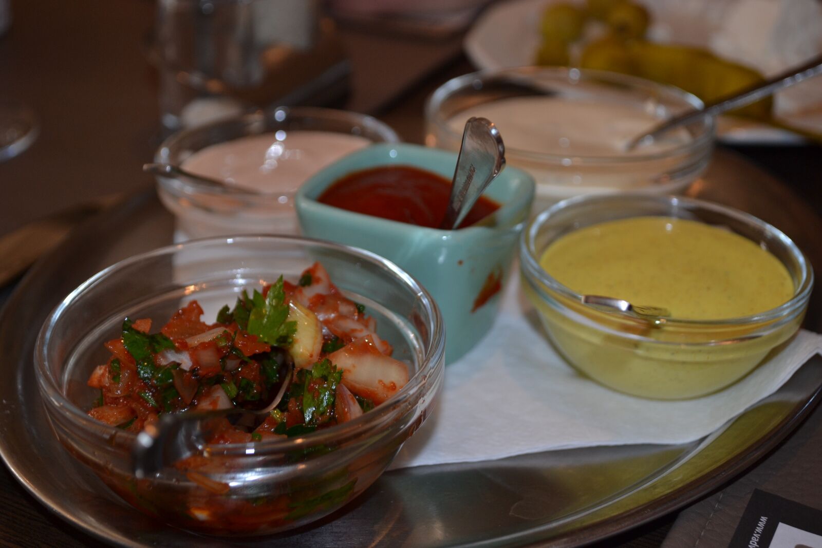 Nikon D3100 sample photo. Sauces, dipping sauce, power photography